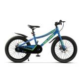 Bicicleta copii 7-10 ani VELORS V20345A, roti 20", Albastru/Verde