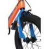 Bicicleta copii 4-6 ani CARPAT PRO C16122B roti 16", Portocaliu/Albastru