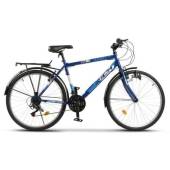 Bicicleta city RICH Meridian R2635A roti 26", Albastru/Alb