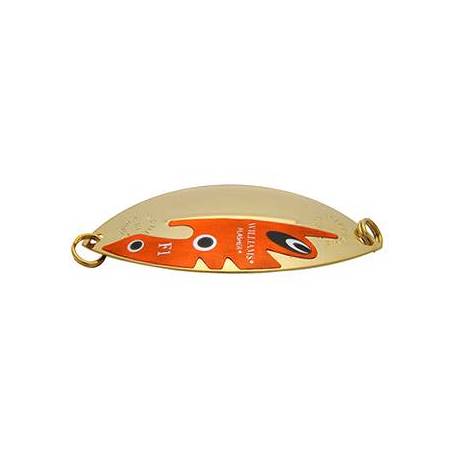 Lingurita oscilanta WILLIAMS Flasher 7cm 9.5g Gold and Orange