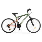 Bicicleta MTB-FS VELORS Thunder V26305B roti 26", Verde/Portocaliu