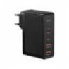 Incarcator retea BASEUS GaN2 Pro, 2x USB si 2x USB-C, Quick Charge, 100W, Cablu USB-C inclus Negru