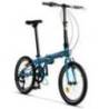 Bicicleta pliabila CARPAT Folding C2068B, roti 20", Albastru/Alb