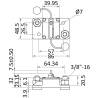 Intrerupator circuit impermeabil OSCULATI 02.752.20, 200A