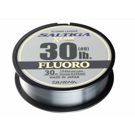 Leader fluorocarbon DAIWA Saltiga X'Link 0.26mm, 10lbs, 30m