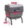 Gratar pe carbuni portabil CHAR-BROIL Charcoal 2Go 140251