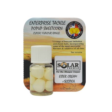 Pop-up ENTERPRISE TACKLE Sweetcorn Classic Flavour Ester Cream and Scopex, 8buc/flacon