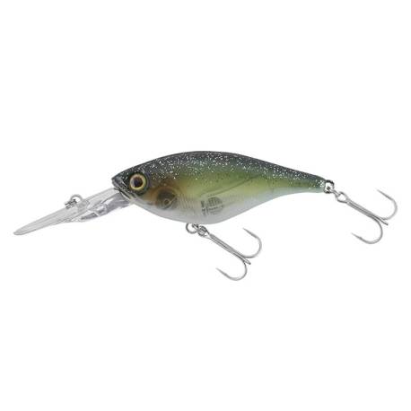 Vobler JACKALL Soul Flat 58SF 5.8cm, 6.8g, Dark thunder Clear Bait