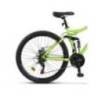 Bicicleta MTB-Full Suspension VELORS MATADOR V2660D, roti 26", Verde/Negru/Portocaliu