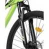 Bicicleta MTB-Full Suspension VELORS MATADOR V2660D, roti 26", Verde/Negru/Portocaliu