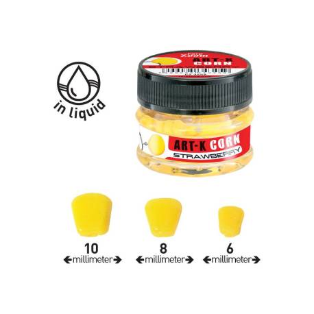 Porumb artificial CARP ZOOM ART-X CORN 30ml 3x8buc 6-8-10mm NBC