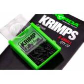 Bride pentru monturi crap KORDA Chod Krimps 0.6mm, 50 buc/plic