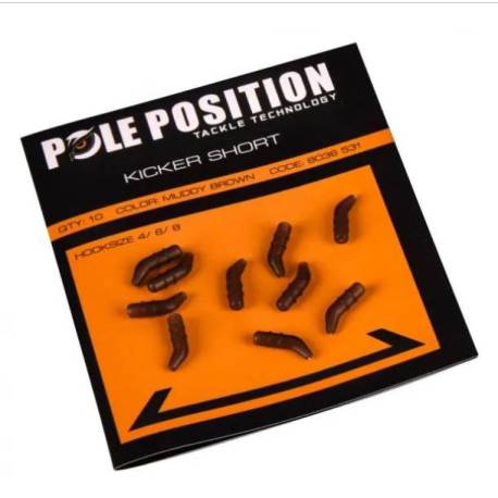 Kicker POLE POSITION MUDDY BROWN marimea S, 10buc/plic