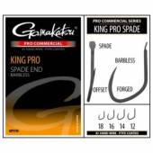 Carlige GAMAKATSU King Pro Spade Barbless Nr.12, 10buc/plic