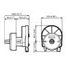 Mecanism de directie cu volan ULTRAFLEX T67 Alb