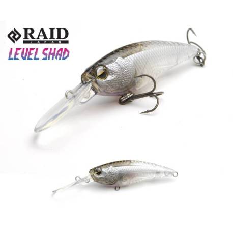 Vobler RAID LEVEL SHAD 5cm, 4.3g, 030 Real Ginkuro