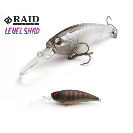 Vobler RAID LEVEL SHAD 5cm, 4.3g, 031 Smoke Gill