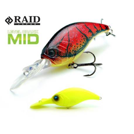 Vobler RAID LEVEL CRANK MID 5.9cm, 10.5g, 022 Lemon Power