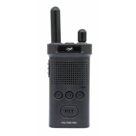 Statie radio portabila PNI PMR R60 446MHz, 0.5W, 16 canale programabile, 16 PMR