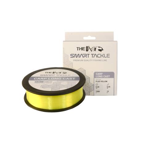 Fir monofilament THE ONE CARP LONG CAST FLUO YELLOW 1200m, 0.28mm, 10.35kg