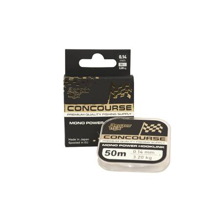 Fir monofilament BENZAR CONCOURSE MONO POWER HOOKLINK 0.14mm, 50m