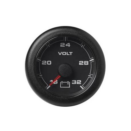 Indicator voltaj VERATRON 52mm, 16-32V, negru