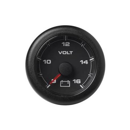 Indicator voltaj VERATRON 52mm, 8-16V, negru