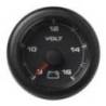 Indicator voltaj VERATRON 52mm, 8-16V, negru