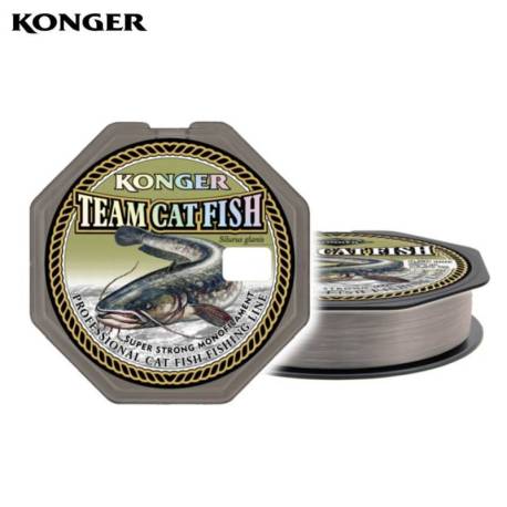 Fir monofilament KONGER Team Catfish Dark Grey, 250m, 0.45mm, 15.9kg