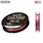 Fir textil GOSEN Answer Casting PE X16 Pink 150m, PE 0.8, 0.153mm, 9.1kg