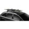 Suport 5 perechi schiuri THULE SnowPack Extender 7325 Argintiu cu prindere pe bare transversale