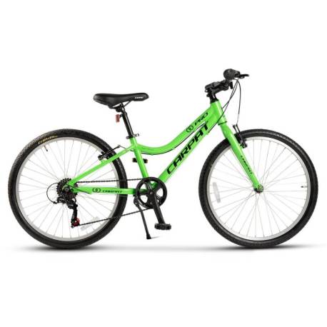 Bicicleta pentru copii MTB CARPAT C24208C, roti 24", Verde/Negru