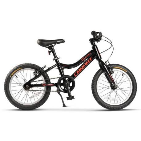 Bicicleta copii 4-6 ani CARPAT C16208C roti 16", Negru/Rosu