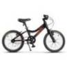 Bicicleta copii 4-6 ani CARPAT C16208C roti 16", Negru/Rosu