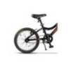 Bicicleta copii 4-6 ani CARPAT C16208C roti 16", Negru/Rosu