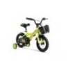 Bicicleta copii 2-4 ani VELORS V1201B roti 12", Verde/Portocaliu