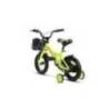 Bicicleta copii 2-4 ani VELORS V1201B roti 12", Verde/Portocaliu