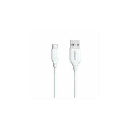 Cablu Micro USB ANKER PowerLine 1 metru Alb