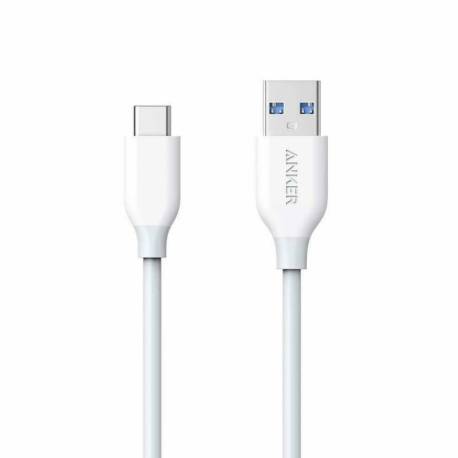 Cablu premium USB-C USB 3.0 ANKER PowerLine 0.9 m alb