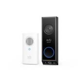 Set Sonerie video eufy E340 cu difuzor wireless (HomeBase Mini), Dual Camera, 2K HD, Negru