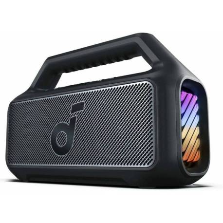 Boxa portabila ANKER Soundcore Boom 2, 80W, BassUp 2.0, IPX7, Lumini RGB, Bluetooth 5.3, Negru