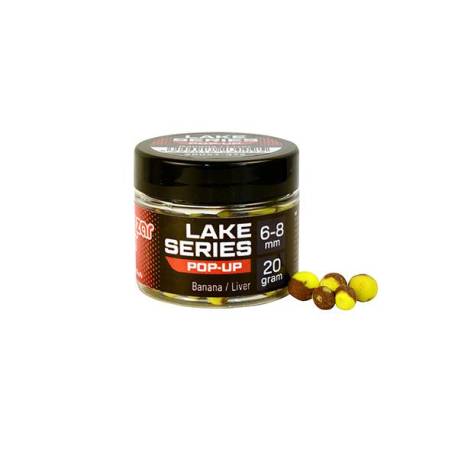 Momeli de carlig BENZAR Lake Series Pop Up 6-8 mm banana-liver