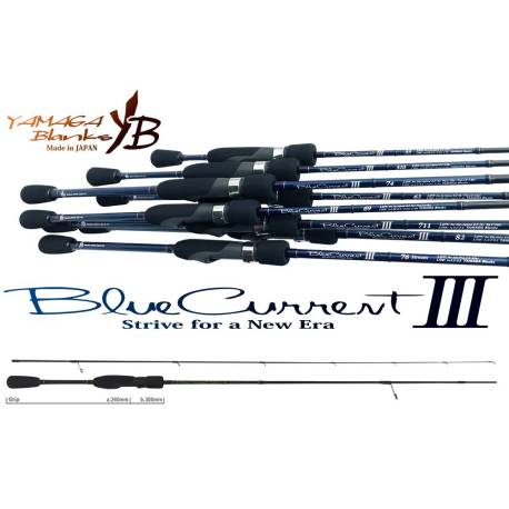 Lanseta spinning YAMAGA BLANKS BlueCurrent 60 Junior 1.83m, 7g, 2 tronsoane