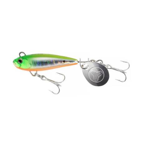 Naluca DUO TETRA WORKS SPIN 2.8cm, 5g, CPA0601 Lime Head Chart OB