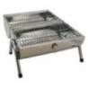 Gratar pe carbuni dublu CATTARA TT13034, 2 x 38cm, inox cromat