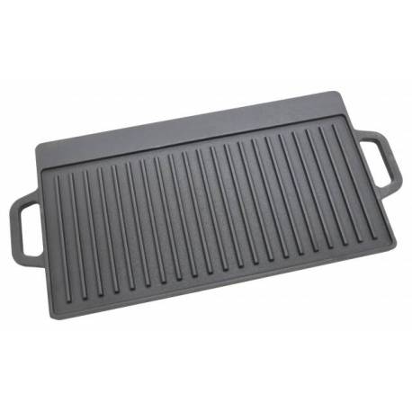 Plita pentru gratar CATTARA cu doua fete din fonta 50x23x14cm