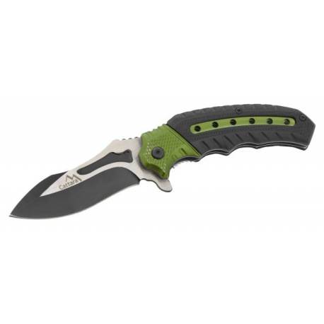 Briceag CATTARA Cobra lama 9.5cm verde/negru TT13257