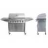 Gratar pe gaz CATTARA Manhattan, 6+1 arzatoare, inox