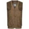 Vesta BLASER WING Vintage Waistcoat Dark Brown Melange XXL