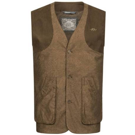 Vesta BLASER WING Vintage Waistcoat Dark Brown Melange XXXL